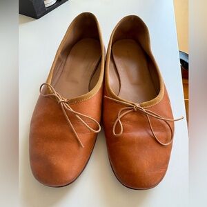 Mansur Gavriel camel ballet flats